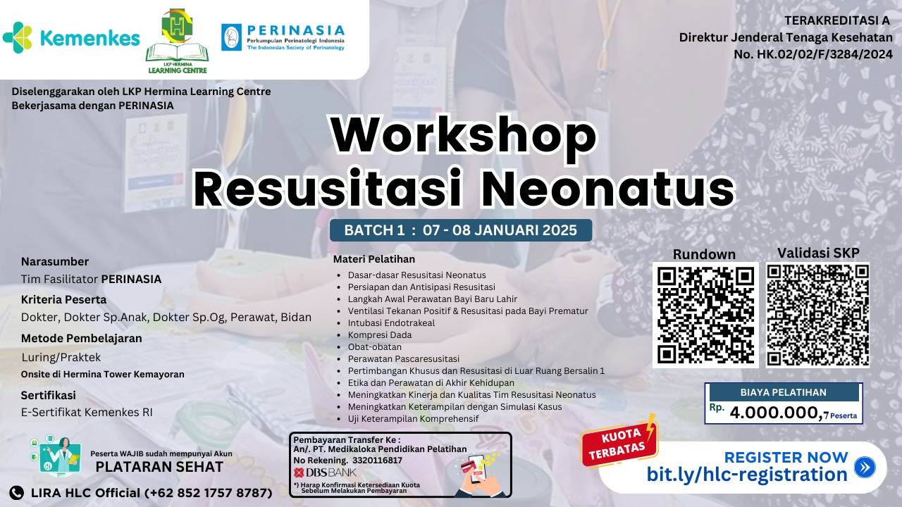 Workshop Resusitasi Neonatus
