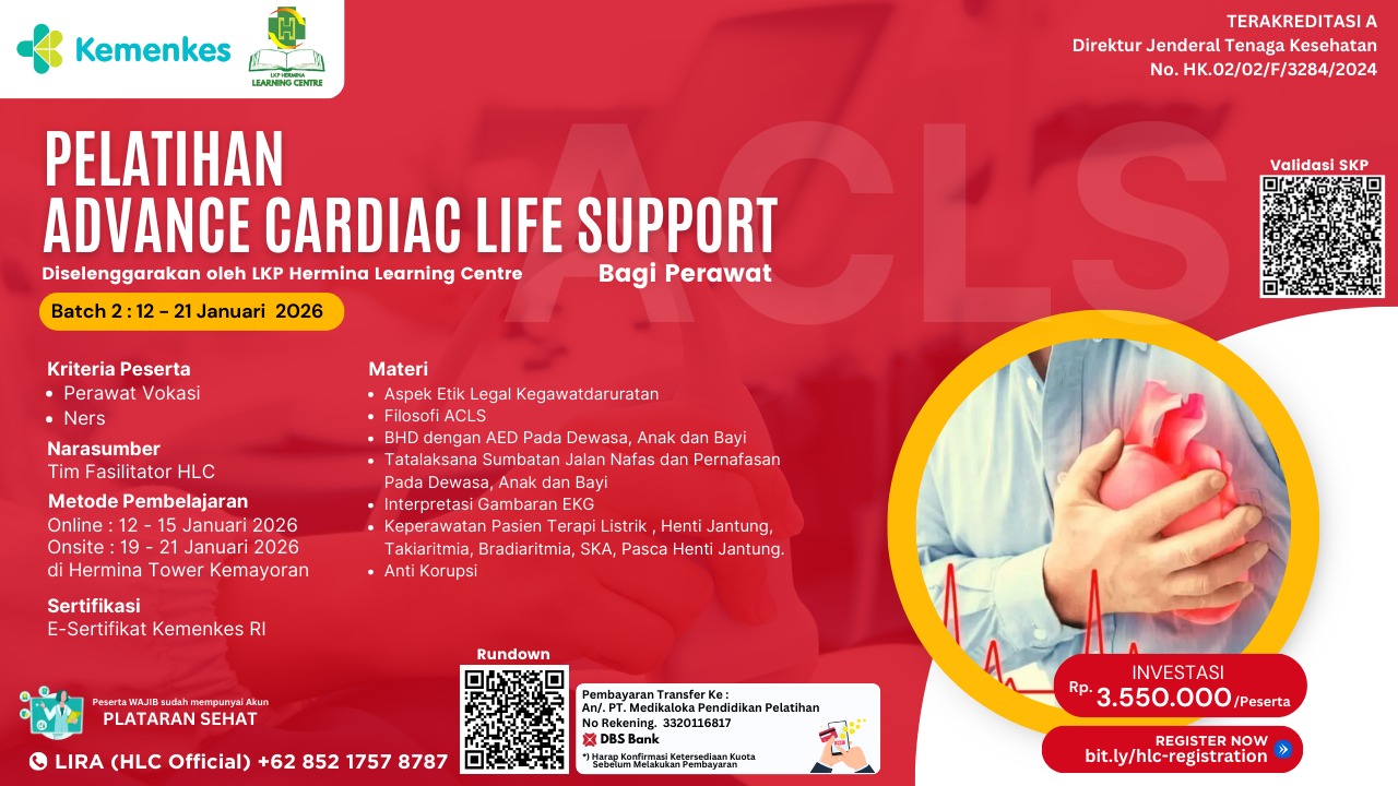 Pelatihan Advance Cardiac Life Support (ACLS) Bagi Perawat