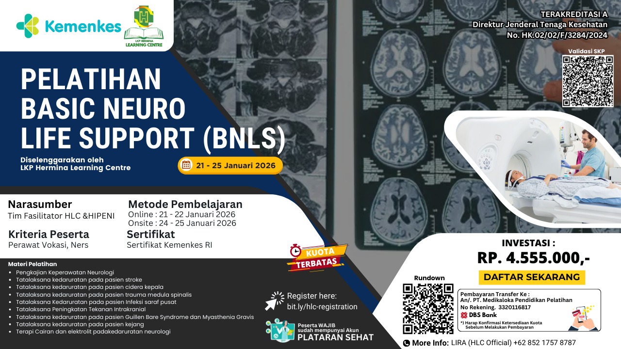 Pelatihan Basic Neuro Life Support (BNLS)